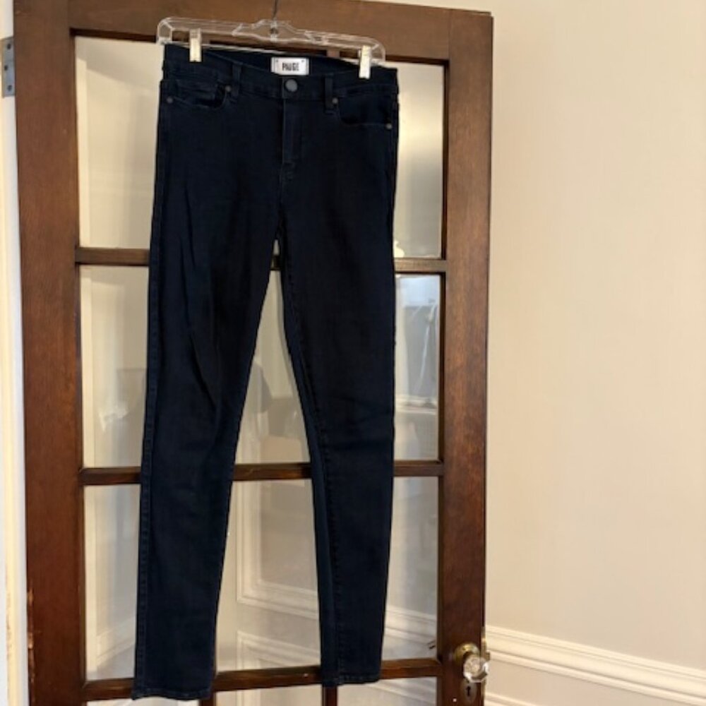 PAIGE Dark Wash Vurdugo Extra Skinny Jeans, size 31